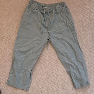Stephanie Rogers Olive Drawstring Joggers